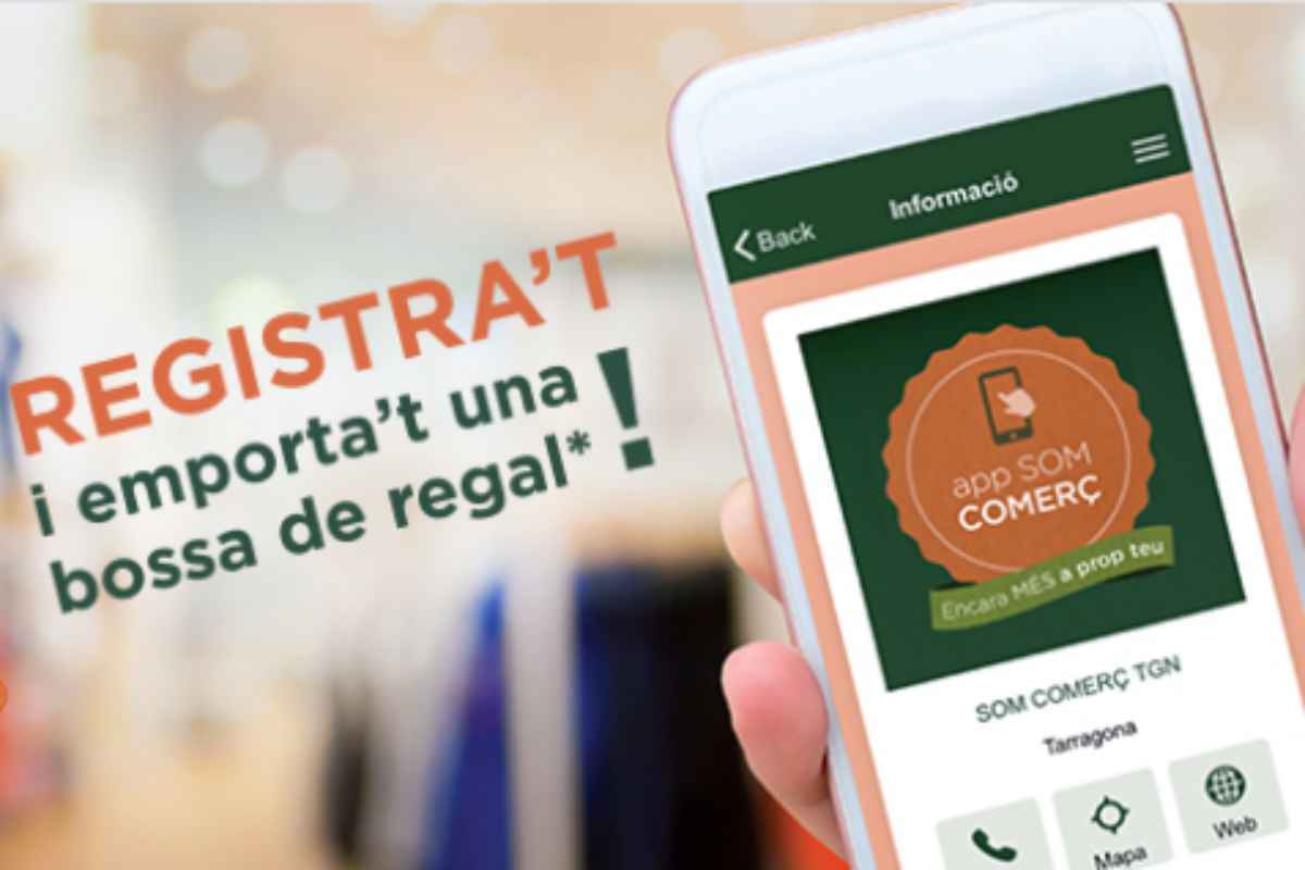 L app Som Comerç TGN l eina per l impuls del comerç local