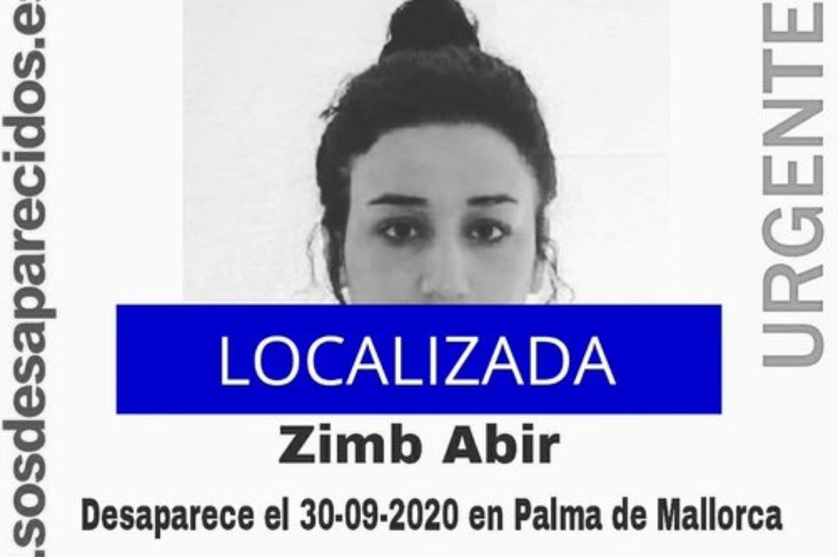 Baleares Localizan a una joven de 18 desaparecida desde hacía dos días