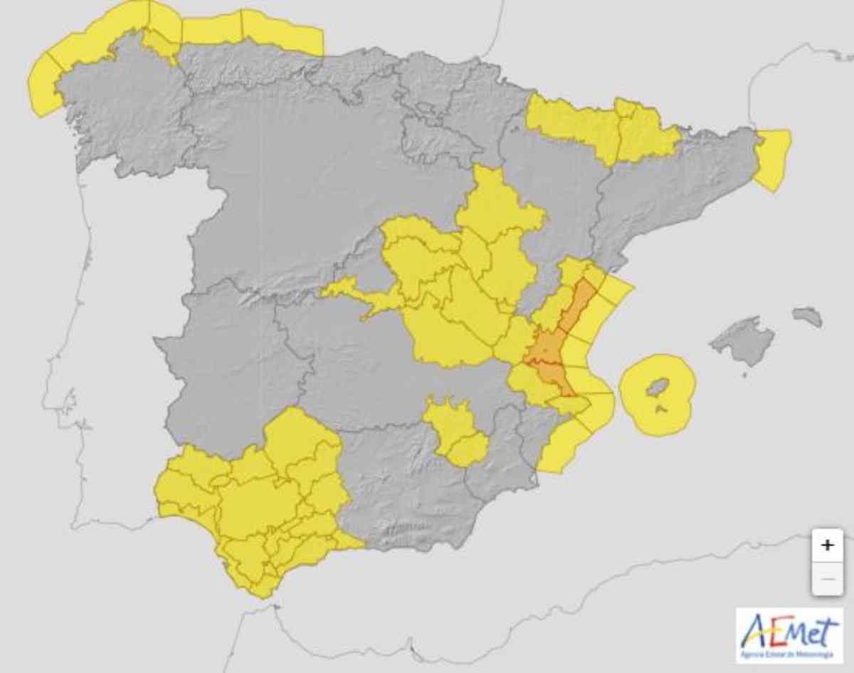 Alerta por lluvias torrenciales a causa de la gota fría Tiempo en