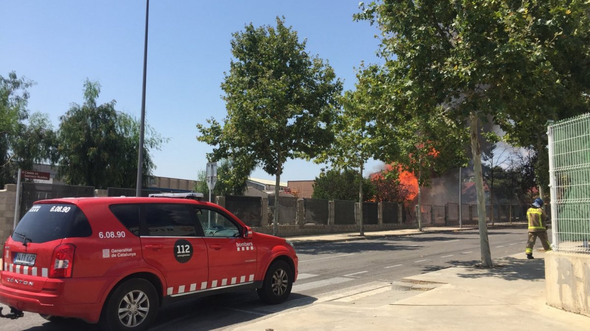 Incendi Al Pol Gon Industrial Agro Reus