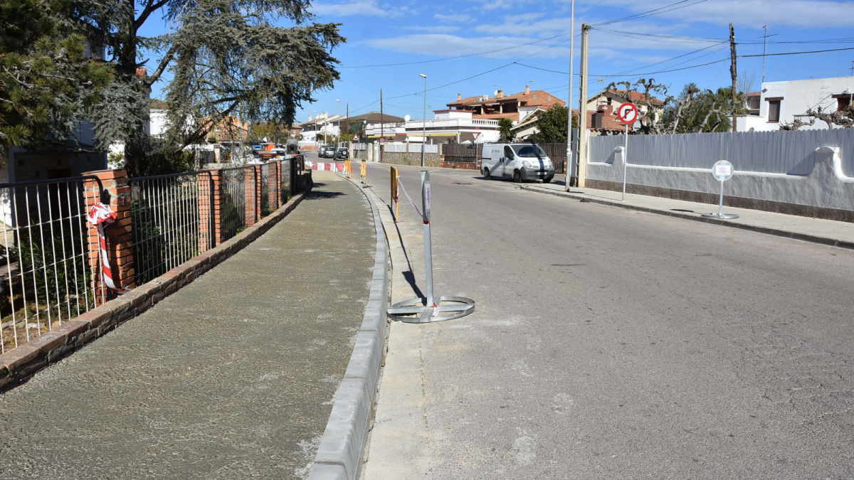 La reparació de voreres a Torredembarra en marxa