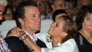 Gloria Camila con Ortega Cano.