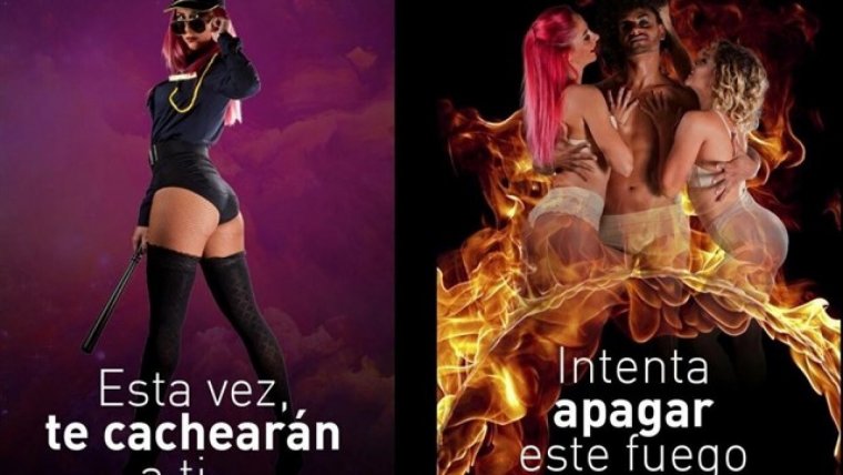 Els cartells que han publicat un sindicat de bombers i policies de ValÃ¨ncia