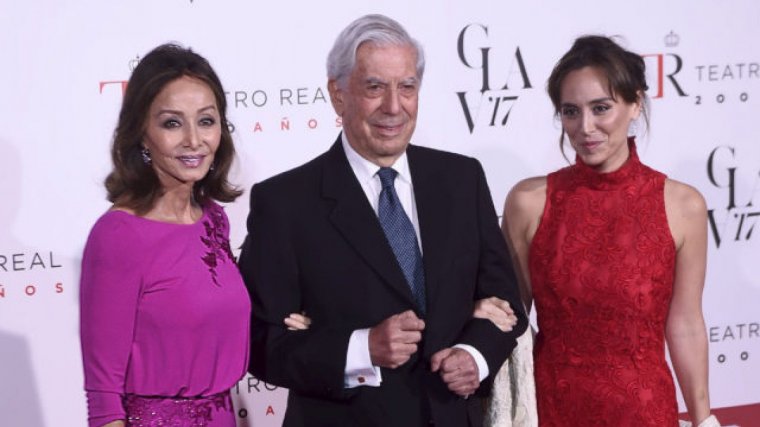 Isabel Presley, Mario Vargas Llosa y Tamara Facó