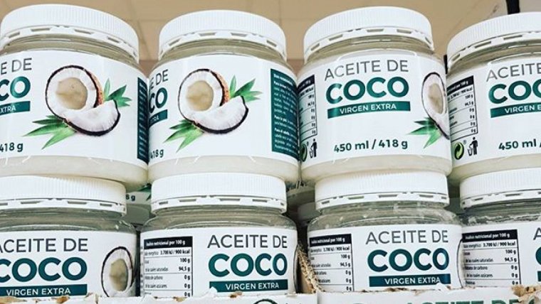 El bote de aceite de coco que se puede comprar en Mercadona