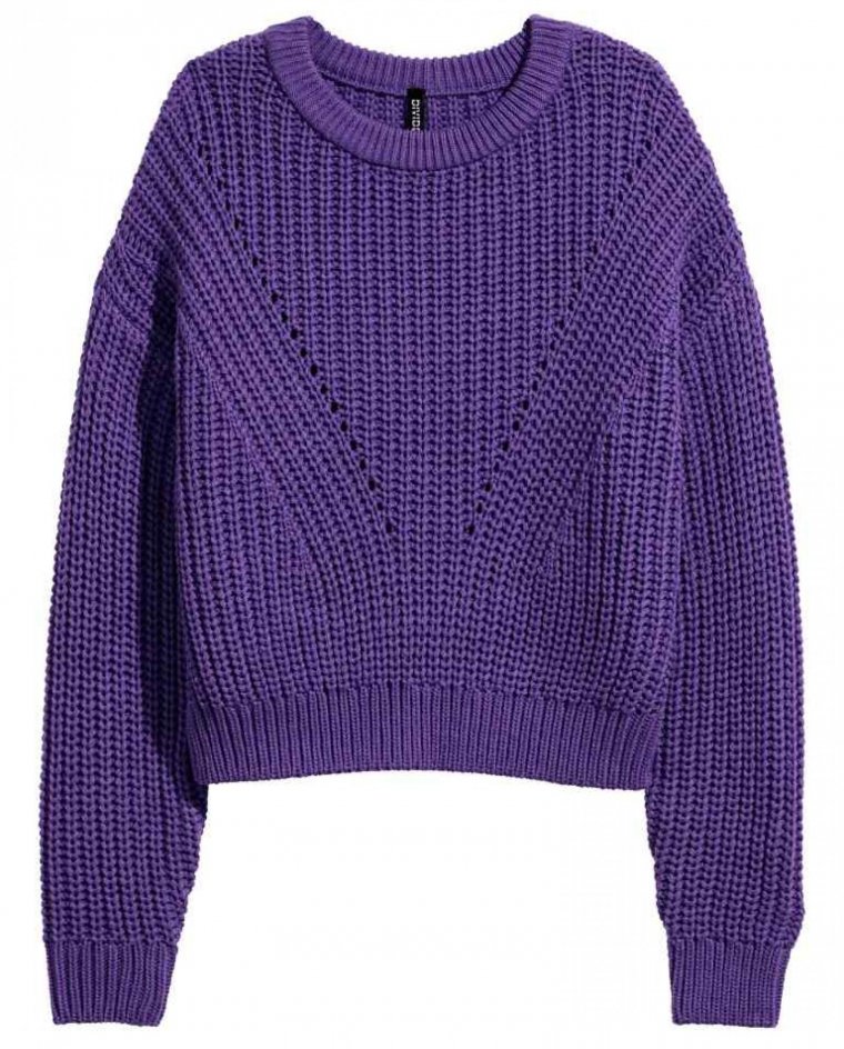 Resultado de imagen de HM ultraviolet sweater