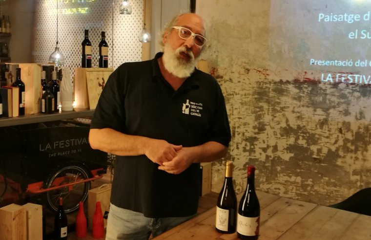 Miquel Figini, coordinador de l'Espai del Vi català a La Festival