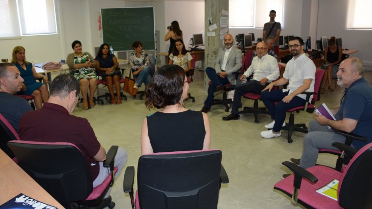 Imatge d'una sessió ocupacional de la llançadora