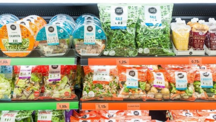 Diferentes productos vegetales y preparados de Sun&Vegs en Mercadona