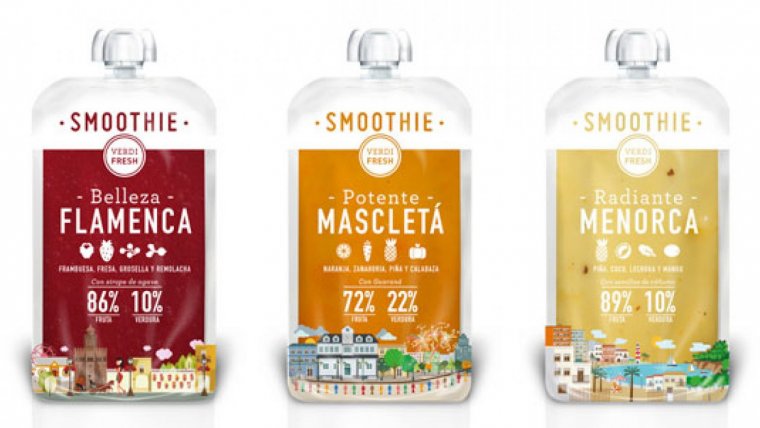 Los batidos de frutas y verduras de Sun&Vegs de Mercadona