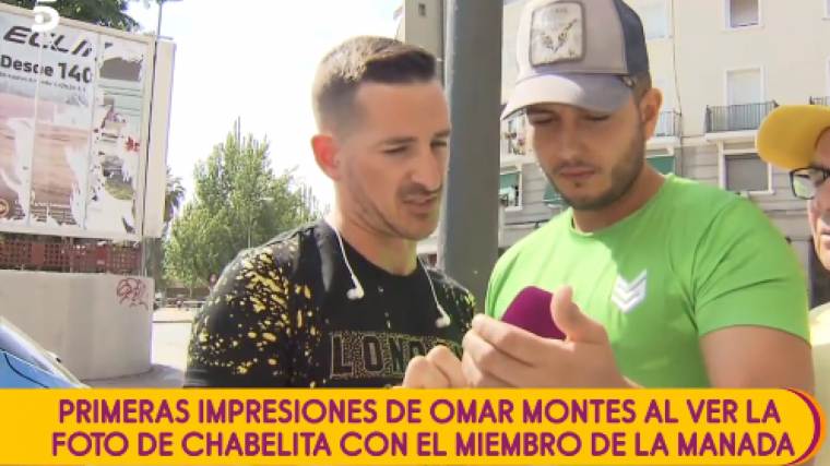 Omar Montes se entera de la foto de Chabelita con el guardia civil de 'La Manada'.
