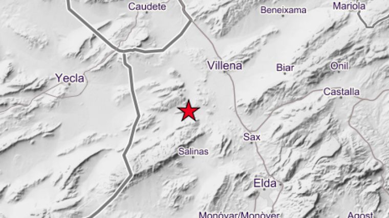 Un terratrÃ¨mol de 2,7 en l'escala Ritcher sacseja Alacant