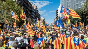 Les imatges de la mobilització de l'Onze de Setembre a Barcelona