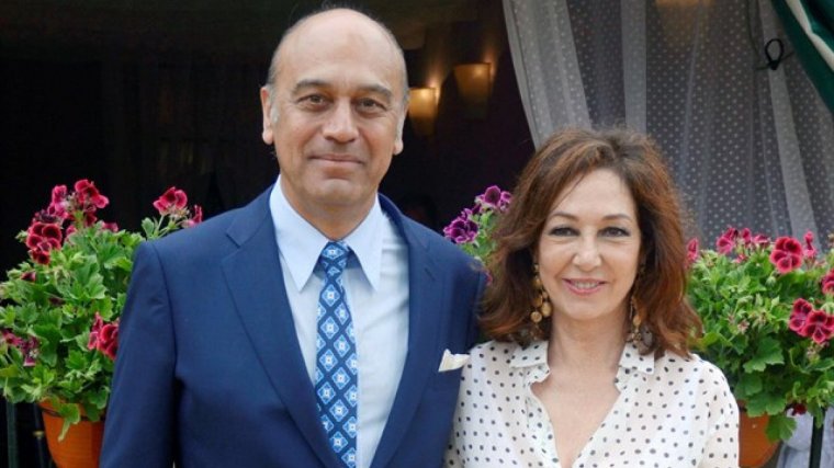 Juan MuÃ±oz y su mujer, la presentadora de Telecinco, Ana Rosa Quintana.
