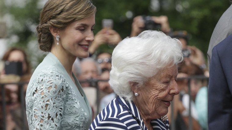 La reina Letizia siempre se ha mostrado cercana y preocupada por su abuela, Menchu Ãlvarez del Valle.