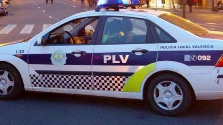 Imatge d'arxiu d'un cotxe de la Policia Local de ValÃ¨ncia