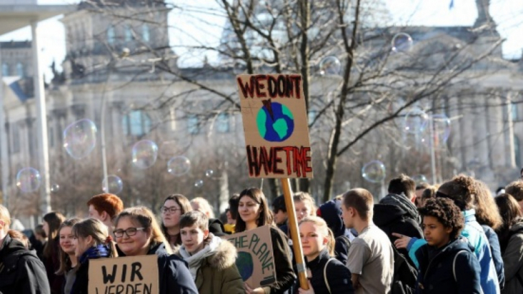 Protestes a Berlín contra el canvi climàtic