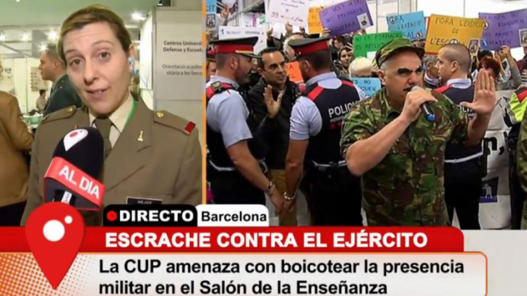 Julia Mejide habla sobre el boicot de la CUP a los militares