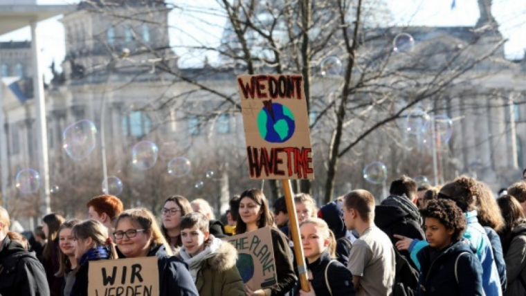 Protestes a BerlÃ­n contra el canvi climÃ tic