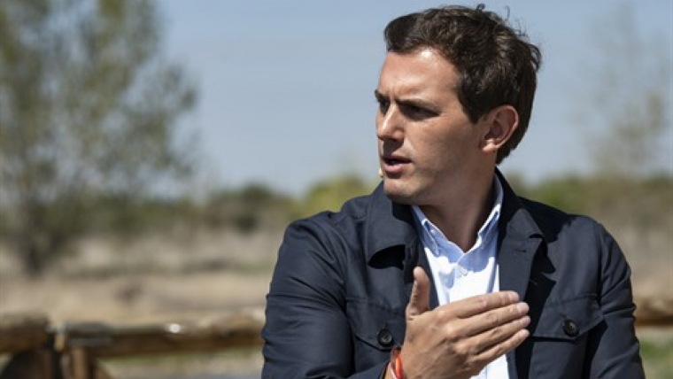 Albert Rivera, en un acte a Castilla-La Mancha