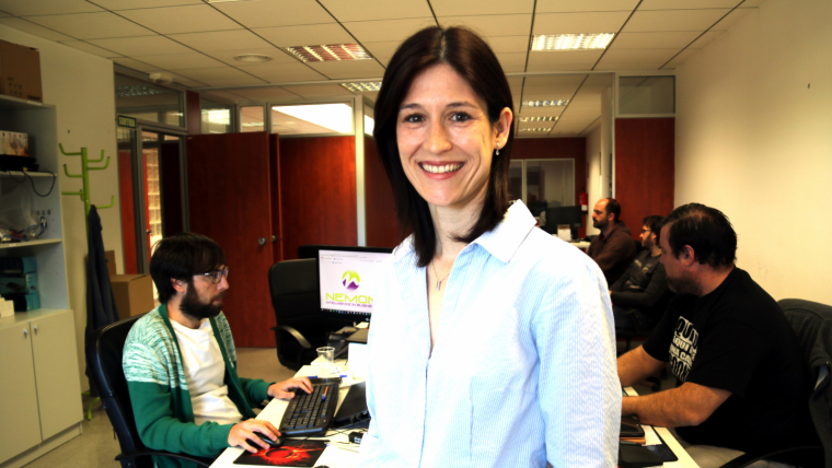 Nàdia Contreras, CEO de Nemon Intelligence Business, empresa tecnològica instal·lada a Ascó