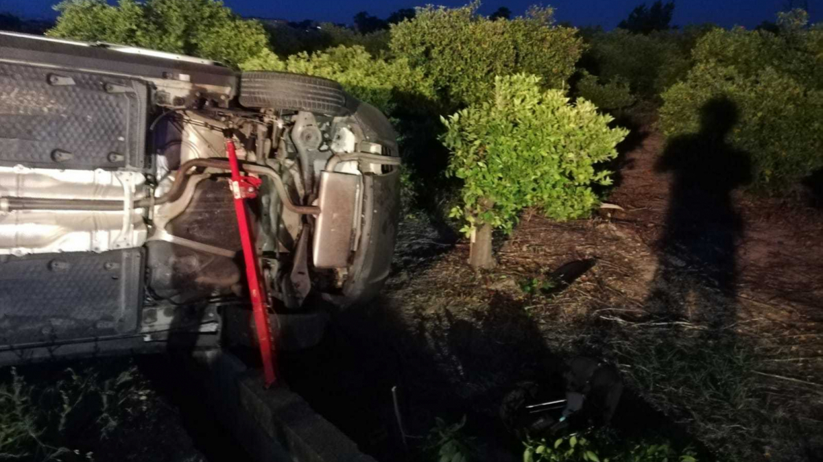 Accident cotxe V-30 Paterna