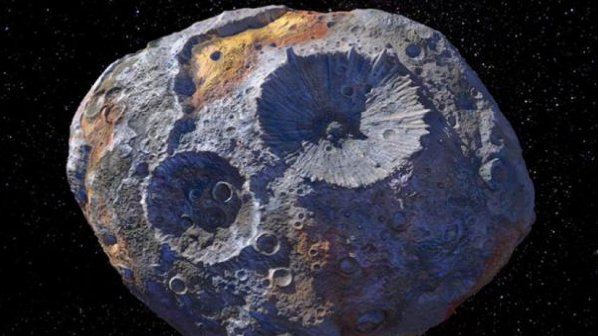 Imatge de l'asteroide 'daurat' Pysche 16