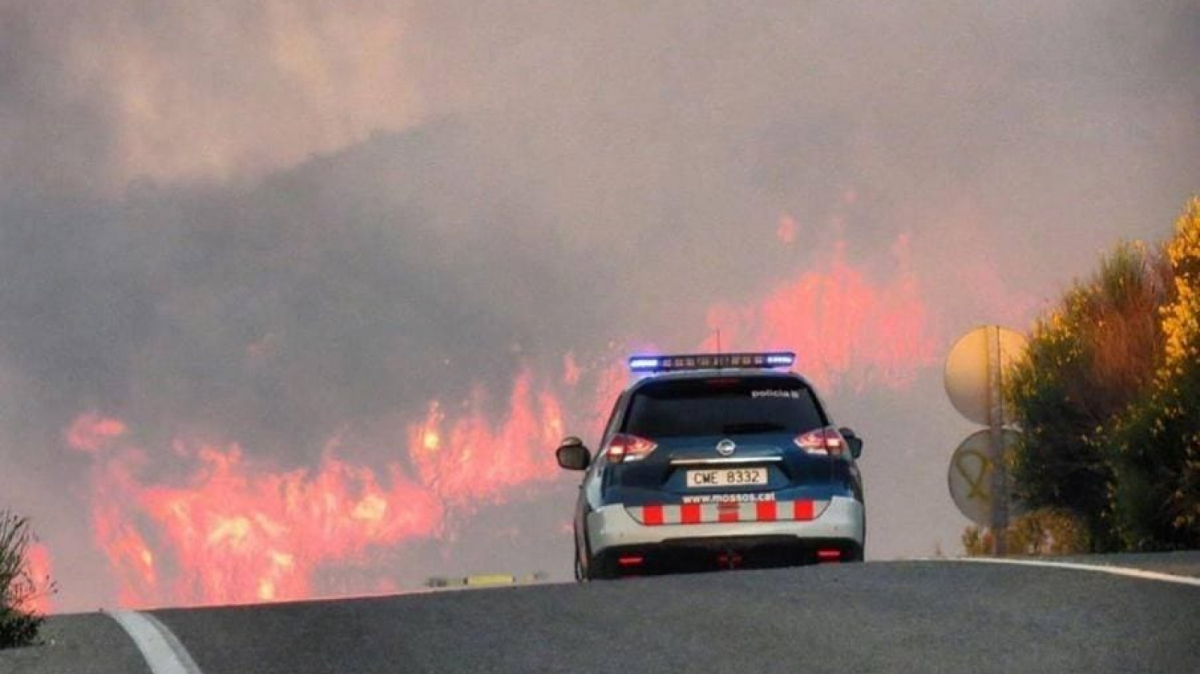 Imatge de l'Incendi a la Ribera d'Ebre