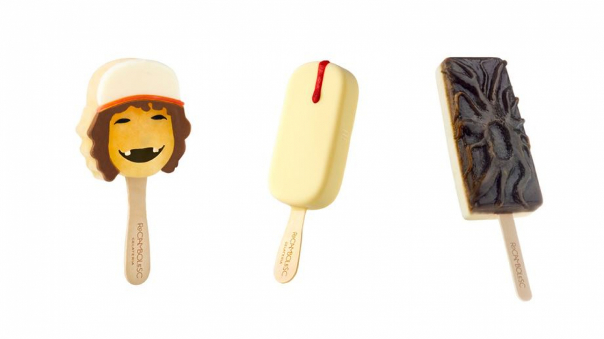 El pastisser gironí Jordi Roca ha dissenyat sis gelats diferents que recreen elements de la sèrie Stranger Things