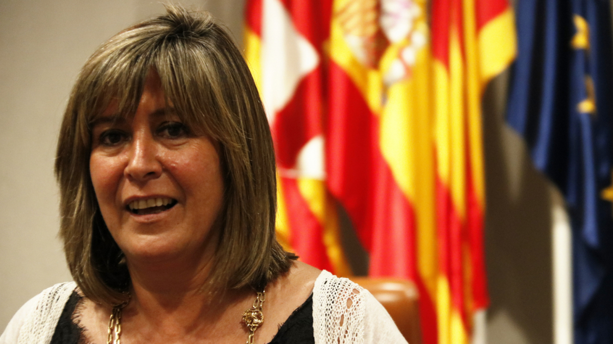 La presidenta de la Diputació de Barcelona, Núria Marín, el dia 11 de juliol de 2019