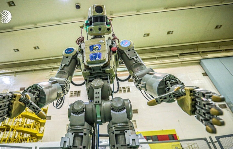 Arriba el primer robot humanoide rus a l'EstaciÃ³ Espacial Internacional