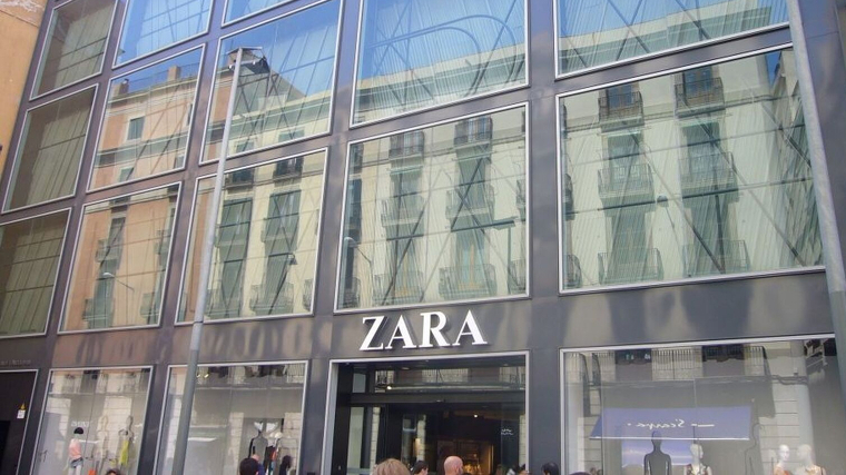 Botiga Zara al Portal de l'Àngel de Barcelona.