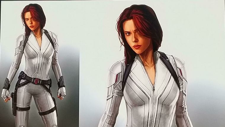 El traje blanco de Natasha Romanoff en 'Black Widow' (2020)