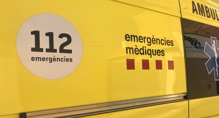 Imatge d'arxiu d'una ambulància del SEM