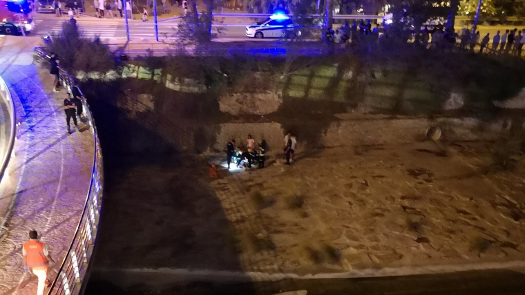 Adolescent caigut al riu sec d'Alacant