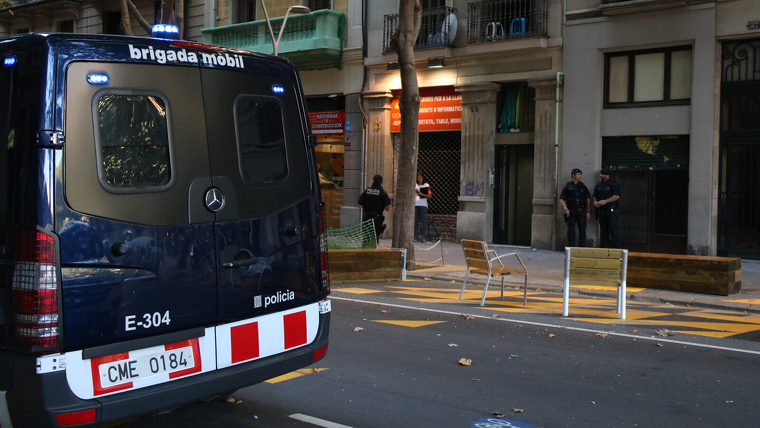 Matí d’operatius policials a Catalunya