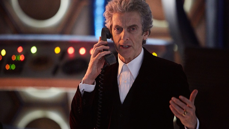 Capaldi como Dr. Who en la famosa serie de televisión británica