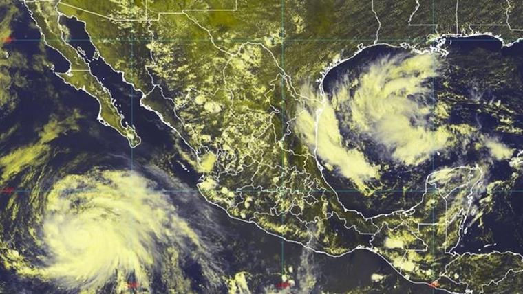 El huracÃ¡n Juliette al oeste de MÃ©xico