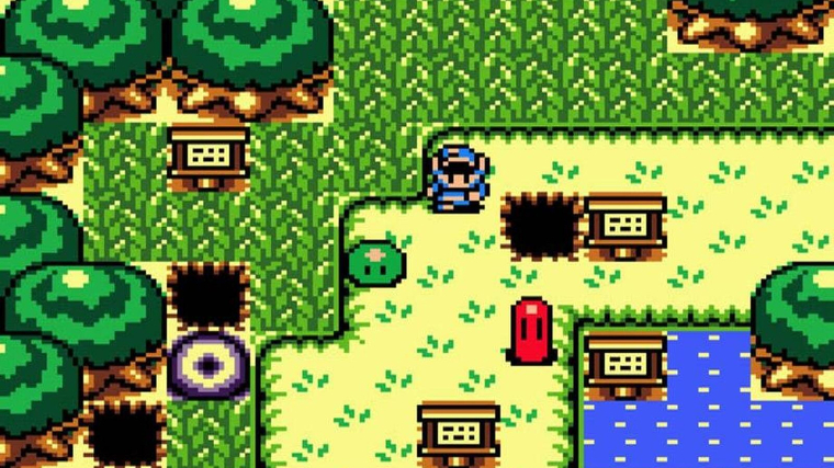 El pixel-art característico del videojuego en su versión para Game Boy Colour