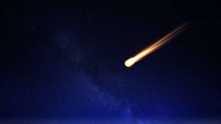 Imatge ilÂ·lustrativa de la caiguda d'un asteroide