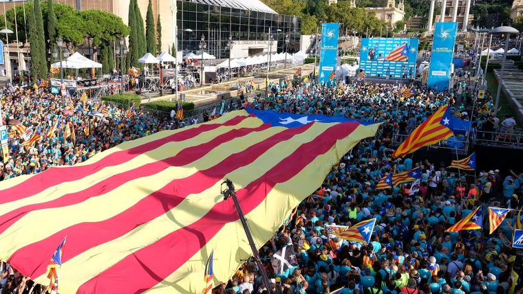Consulta aquí les imatges de la manifestació de Diada d'aquest 2019 a Barcelona.