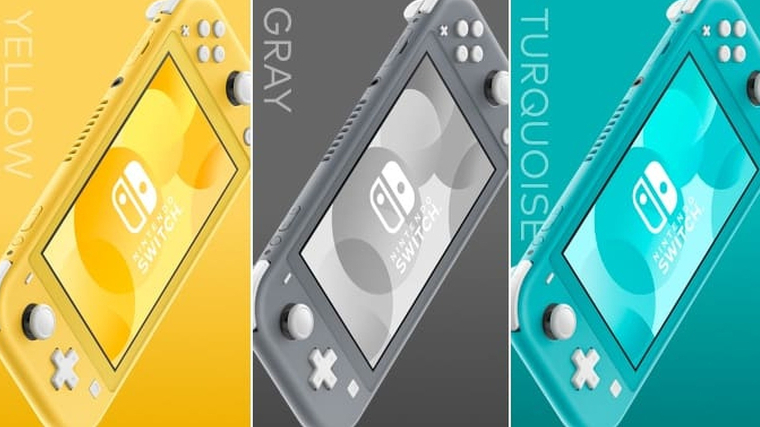 Los tres modelos de consola de Nintendo Switch LIte