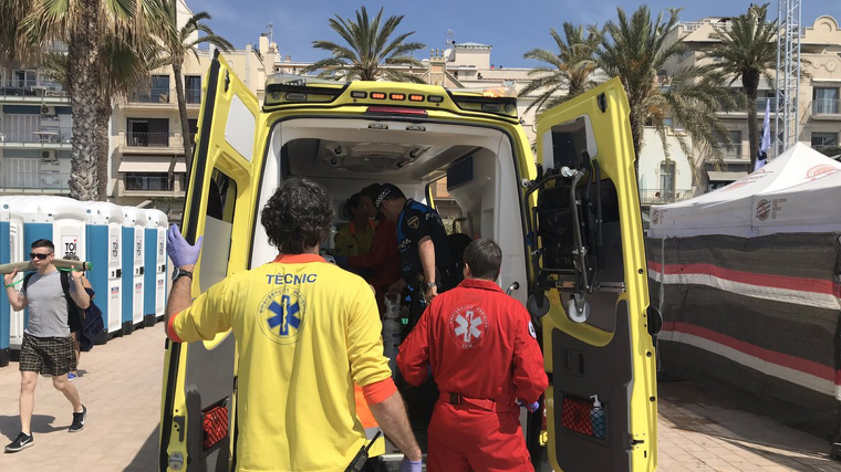 Una persona de 82 anys ha perdut la vida aquest dimarts en una platja de Sitges