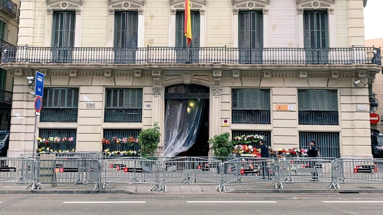 Aquesta és la imatge que dona avui la Prefectura Superior de Policia a Barcelona