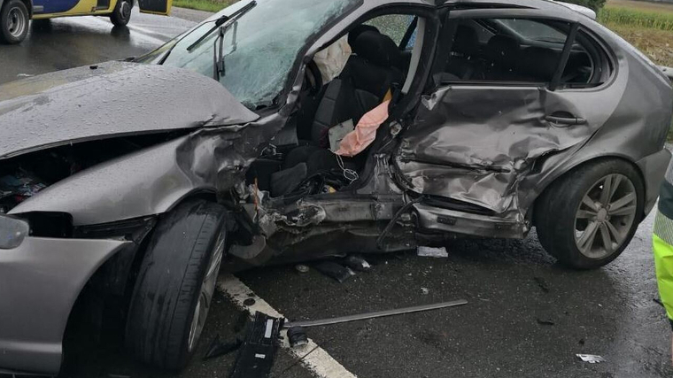 Imagen del accidente.