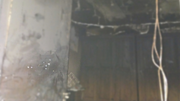 Casa cremada desprÃ©s d'un incendi provocat