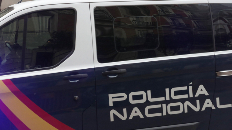 Imatge del furgÃ³ de la Policia Nacional
