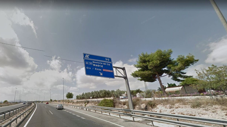 A-70 a l'altura d'Elx
