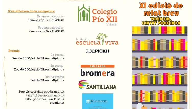 TrÃ­ptic concurs literari relat breu 'ValÃ¨ncia, ciutat policÃ­aca'