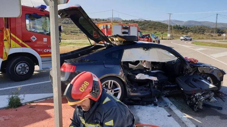 5 persones ferides en un accident de trÃ nsit en la CV-10, a l'altura de Coves de VinromÃ , en la Plana Alta